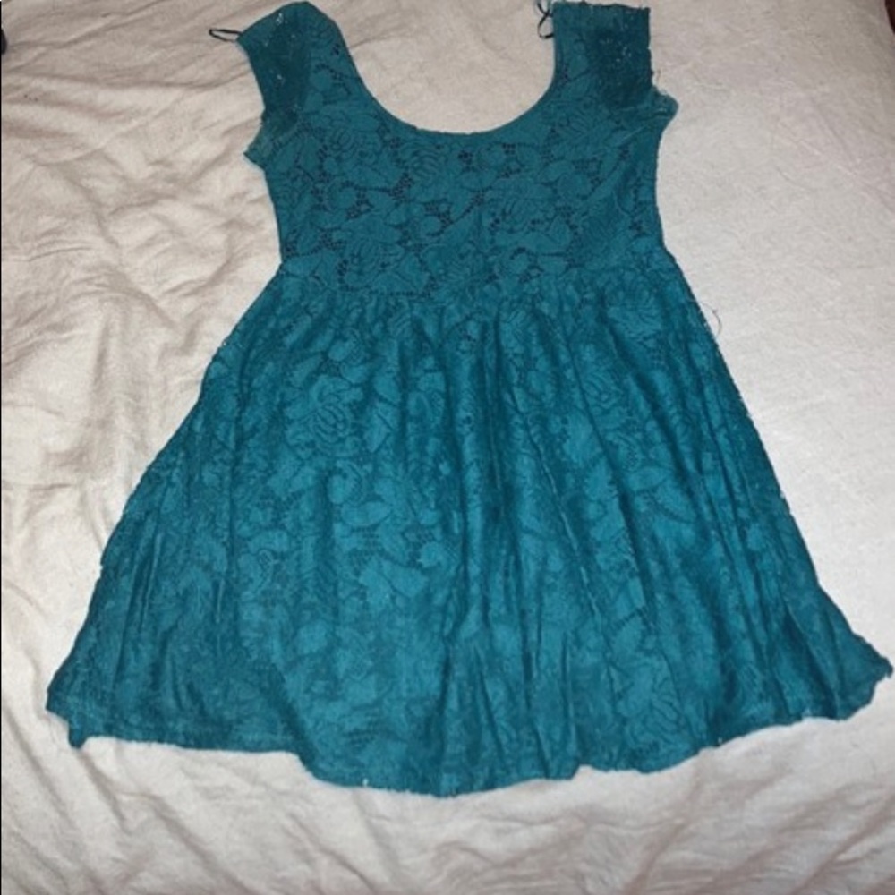 Green Lace Dress